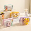 Transparent Beach Bag / Vacation Tote / See-Through Water Play Bag / Double Layer Bag R3 Free Size/Yellow Cat 20ea