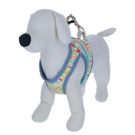 Rainbow Wear Harness | Dog Harness, For Walking, Dog Harness, Rainbow Color, For Night Walks, Training, Stylish, Adjustable, Outdoors, Camping, Pulling Prevention (SS)