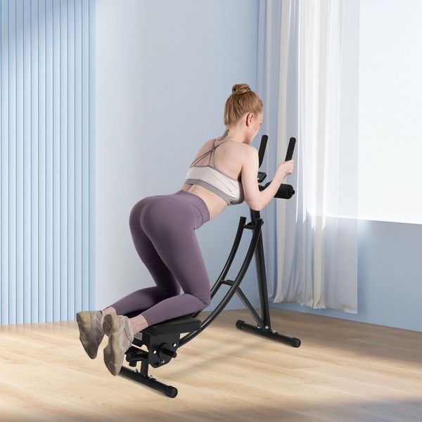 Ab Exercise Bench Abdominal Workout Machine Foldable Sit Up Bench