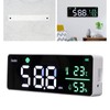 Sonómetro de pared, Decibelímetro digital 30-130dB Pantalla LED grande de