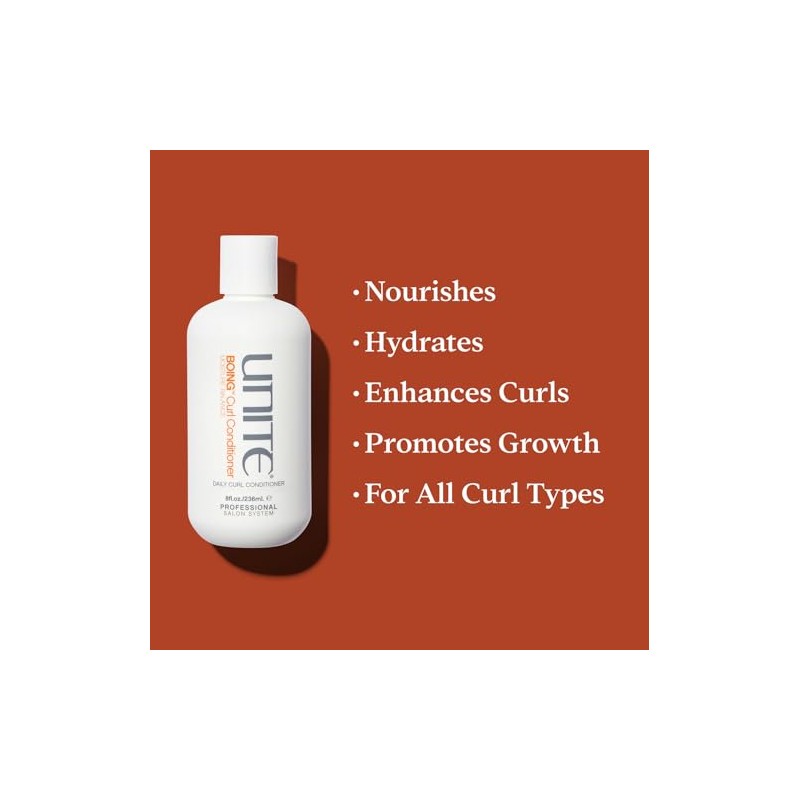 UNITE Hair Boing Curl Conditioner, 8 Fl. oz.