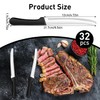 ddseexhe 32 Pcs Serrated Steak Knives Set,8.5 Inch Stainless Steel