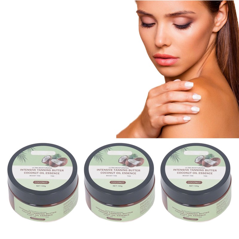 3pcs Tanning Lotion Accelerator Moisturizing Sunless for Bronze Brown Skin