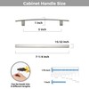 Ravinte Decor 30 Pack Cabinet Handles 5" Hole Center -