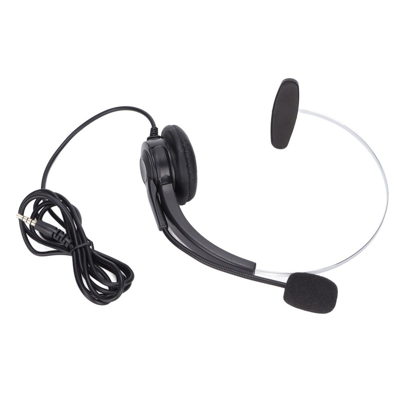 USB Headset 3.5mm Computer Headphone with Microphone Noise Cancelling for