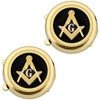 Masonic Button Covers, Square & Compass Cufflinks for Freemason
