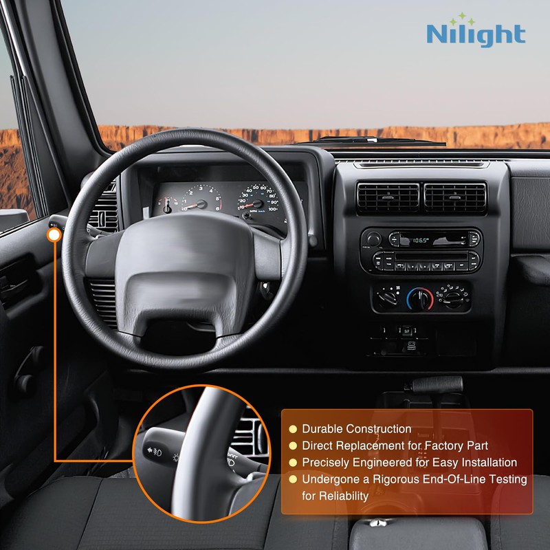 Nilight Turn Signal Switch Compatible with 2001 2002 2003 2004