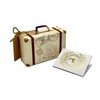 Mini Lapland (White with Gold effect) Passport and Mini Suitcase