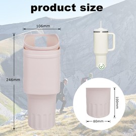 Flaschenhalter mit Tasche, Wasserflaschenhalter mit Verstellbarem Riemen, Geeignet Zum Wandern Laufen Radfahren Wandern Reisen Camping