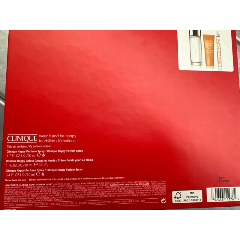 Clinique Happy For Women Eau de Parfum Set 1.7 &