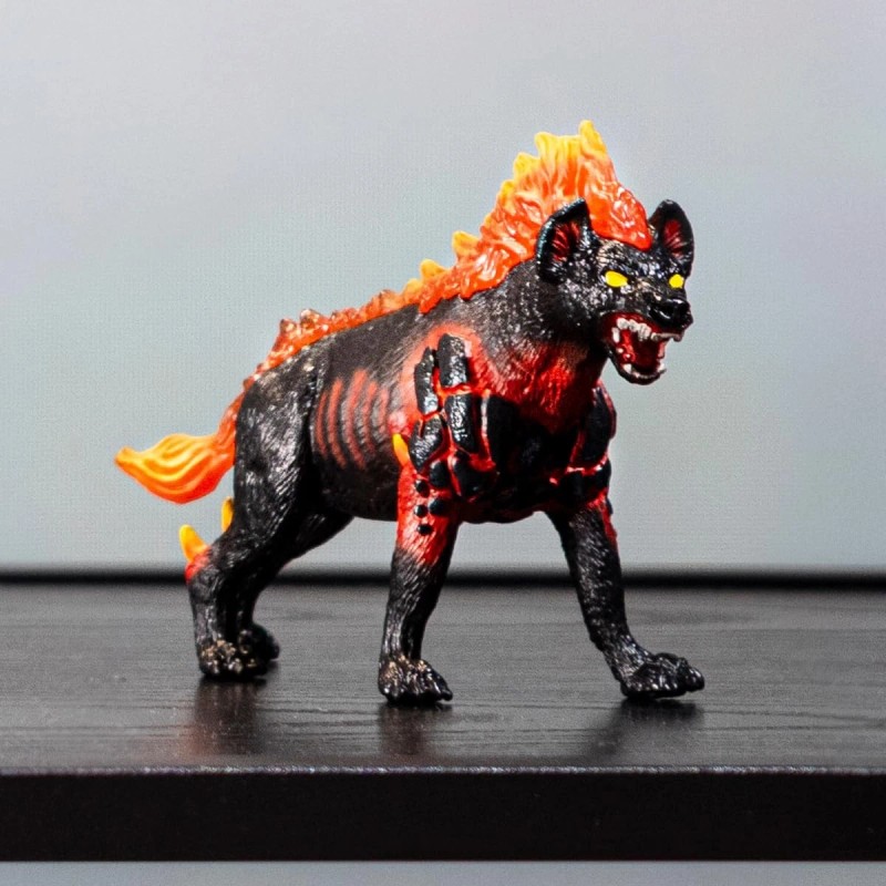 Schleich 27 Piece Lava Battle Cave Toy Figure Playset For