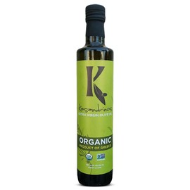 Kasandrinos Organic Olive Oil Extra Virgin, Polyphenol Rich Greek Olive Oil, 100% Organic First Cold Pressed, Mild + Delicate Flavor, Verified by Non GMO, 500 ml / 16.9 oz