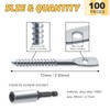 aokansha 100Pack Eye Lag Screws for Wood 2" Eye Lag