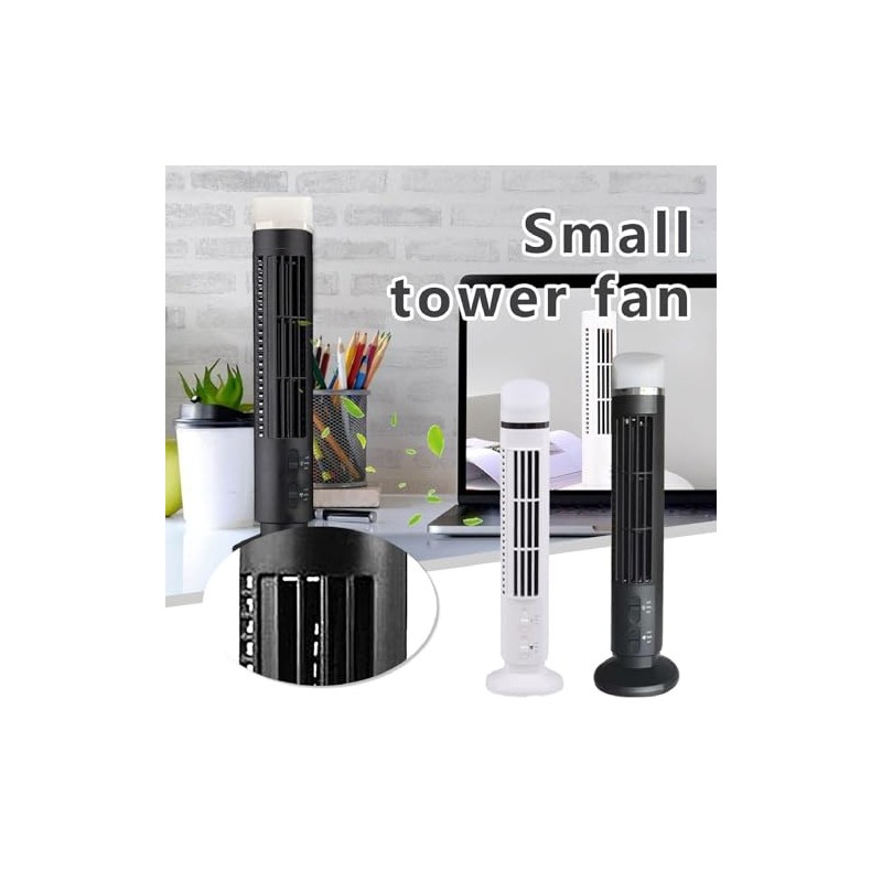 Sxhlseller Oscillating Tower Fan, Bladeless Fan, Quiet Office Fan with