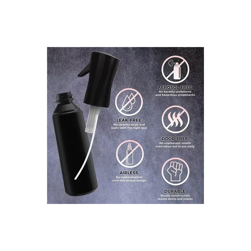 CAS Botella Rociadora De Agua De 300 Ml Para Cabello