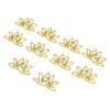 100pcs Shaped Paper Clips Flower Shape Metal Portable Office Clips