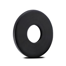 Ezitruz Washers M6 Black, Pack of 50 Carbon Steel Washers, Body Washers M6, Flat Washers Spacers for Screws & Nuts & Threaded Rod