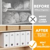 SpaceAid 5 Pack Bed Sheet Organizers and Storage, Foldable Sheet