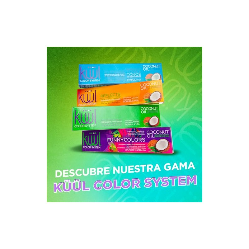 KÜÜL Color System Tono Negro Violeta Tinte Permanente, Hidratación 90