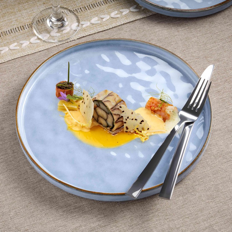 Herogo 12 Pieces Dinnerware Sets for 4, Ceramic Serving Dishes