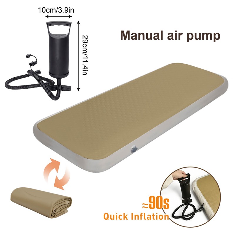 HotMax 4" Drop Stitch Air Mattress, Leak-Proof Inflatable Sleeping Pad