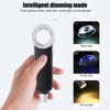30X Magnifier White Purple Yellow 3 Color Light USB Rechargeable