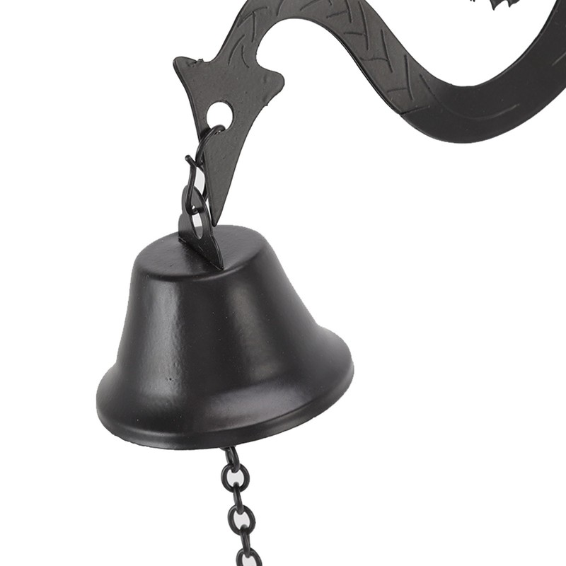 Wind Chime Gothic Dragon Design Retro Style Home Decoration Iron