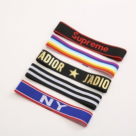 Trendy Men's Wide Sports Headband - Korean Style for Running & Sweat Wicking Free Size/24 15ea