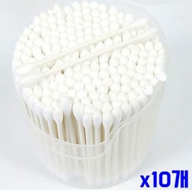 H Plus Mall WL Soft and Safe Paper Cotton Swabs 200-Pack x 10 Packs Thin Cotton Swabs Premium Cotton Swabs Bath Cotton Swabs Beauty Cotton Swabs Cotton Swabs / 에이치플러스몰 WL 부드러운 안심 종이면봉 200개입 x10개 얇은면봉 고급면봉 목욕탕면봉 미용면봉 솜면봉