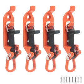 Yuhtech 4 Pcs Shovel Mount Roof Rack, Metal Off Road Shovel Holders, Shovel and Axe Mount, Shovel Holder Roof Rack for Truck Car Boat, Quick Release Axe Holder Mount Kit