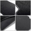 SDeelCase 4 Pieces Factory OE Fit Black Front Rear Carpets