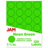 JAM PAPER Circle Label Sticker Seals - 1 2/3 Inch