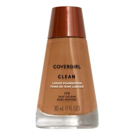 Covergirl Clean Liquid Foundation Tono 170 Deep Golden