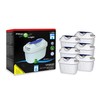 FilterLogic Universal 6 Pack Filter Cartridges Compatible with Brita Maxtra