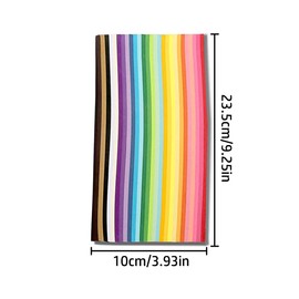 Origami Stars Papers Package, 1030 Sheets Color Lucky Star Paper for Make Wishing Stars, DIY Paper Arts Crafts (27 Candy Color)