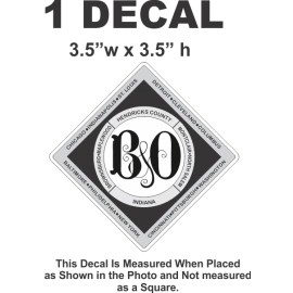 Baltimore & Ohio B&O B & O Railroad Rail Road Decal - Very Nice & Sharp