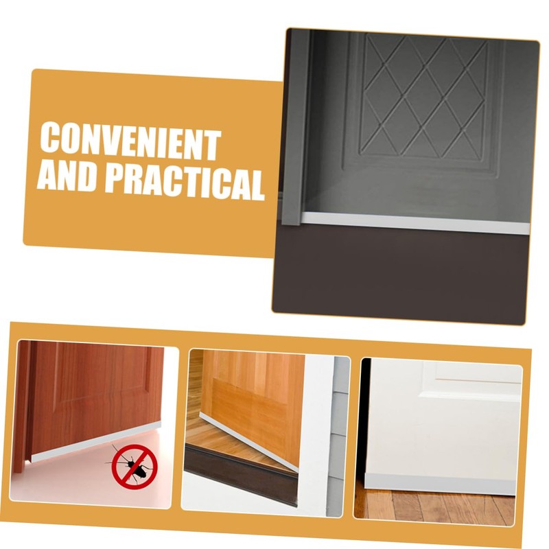 jojofuny Noise Blocker Soundproofing Strip Under Door Sealers for Bottom