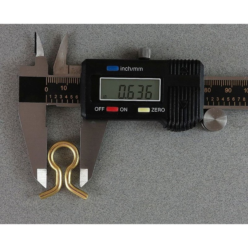 River Guide Supply 20 Brass Downrigger Mold Eyes - Eyelets