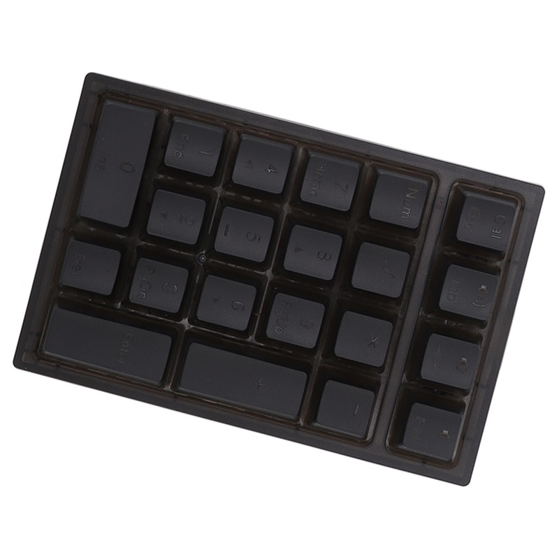 21 Key Numeric Keypad RGB Backlit Ergonomic Small Mechanical Numpad