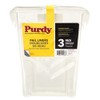 Purdy PAIL LINERS PACK OF 3,Transparent,21x21 cms