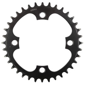 M-Wave Unisex Adult PD-R4-S-NW E-Bike Chainring, for 1/2 x 3/32 & 11/128 Inch Chains, for Brose, Bosch, Shimano... Bolt Circle 104 mm, Black, 20 x 20 x 1 cm
