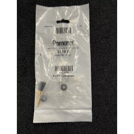 Pomona Binding Post, Pomona 3750-0, Gold Plated Contacts, Panel Mount, Black