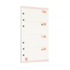 Zelten Colourful 40 Sheets 80 Pages Loose Leaf Perforated Paper