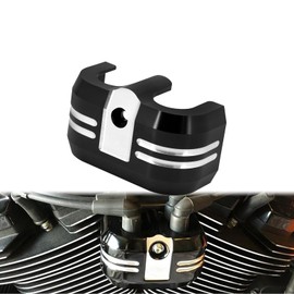 HCmotorku Motorcycle Ignition Coil Cover Fit for Harley Softail Breakout FXBRS Street Bob FXDB Fat Boy FLSTF Standard FLSB Low Rider FLS 2018-Up (Black)