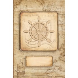 Notebook for Seafaring Enthusiasts: Unique old fashioned vintage style || With Puzzles on the subject of "Nautics / Sailing" || Great appreciation ... Sea Captain, Deck Cadet, Navy Seal etc.
