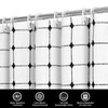 MitoVilla White Black Boho Shower Curtains for Modern Farmhouse Bathroom
