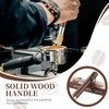 Bamynoir Coffee Grinder Brush, Espresso Machine Cleaner with Wooden Handle