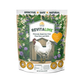 Revitalime – Coop Care Made Easy- All-Natural Coop Freshener, Odor & Pest Eliminator | Naturally Controls Moisture, Reduces Ammonia, & Repels Pests | Safe for Chickens & Poultry (5lbs)