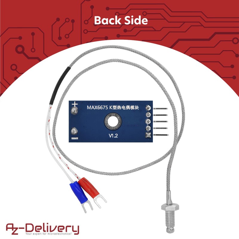 AZDelivery MAX6675 Temperature Sensor with Probe Parent