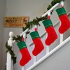 Zuzer Santa Stocking Pack of 10 Large Red Christmas Stocking
